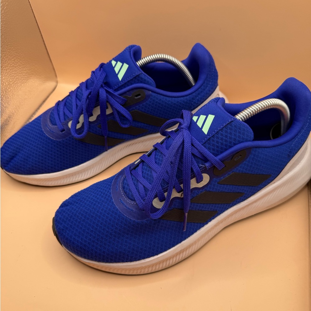 Adidas Men’s Royal Blue Sneakers Size 9 - Picture 4 of 8